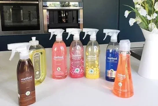 A range of Method bathroom cleaning products